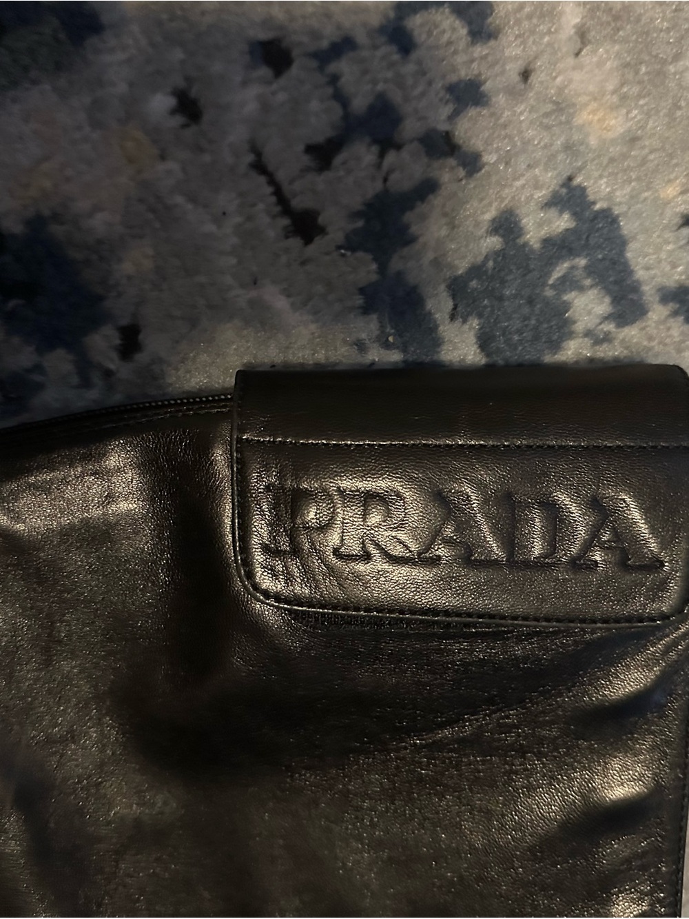 Prada Black Leather Tall Riding Boots - Picture 5 of 7